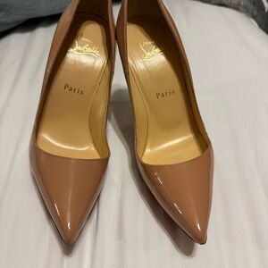 Christian Louboutin Tan Stiletto Heels- So Kate